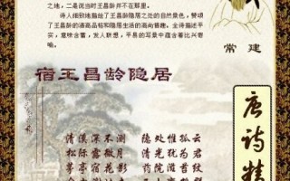 乐流科技 清幽超凡的盛唐常建诗